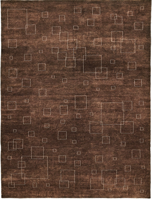 Natural Dye Contemporary Design Rug Mondrian Collection