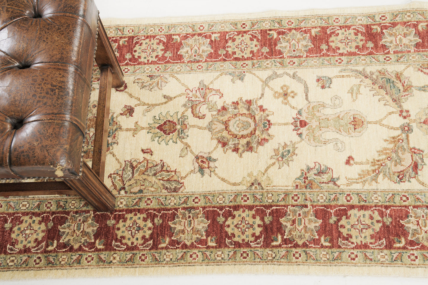 Natural Dye Sultanabad Design Runner Divine