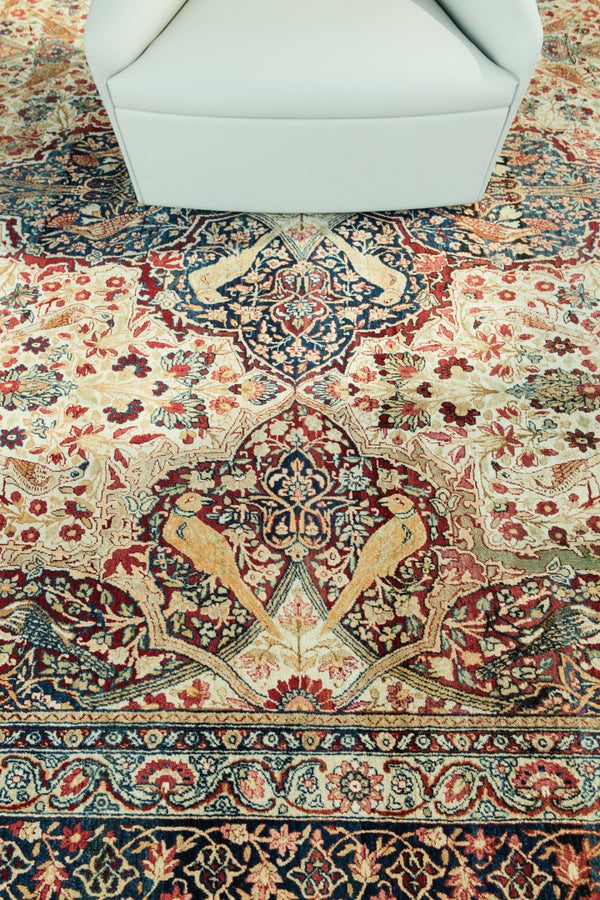 Persian Rug 881 Antique Persian Lavar Kerman Late 1800's 58619