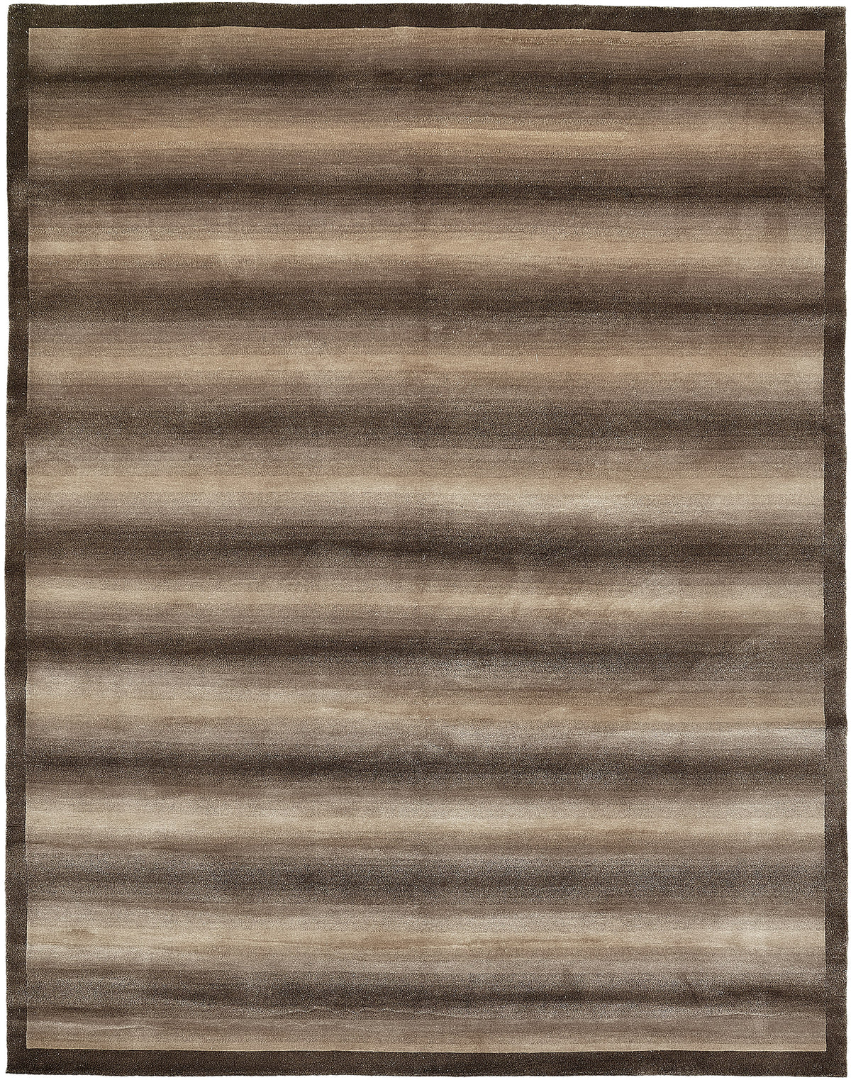 Nepalese Modern Design Rug Wool and Silk - pure silk - one-of-a-kind handmade area rug [#2]