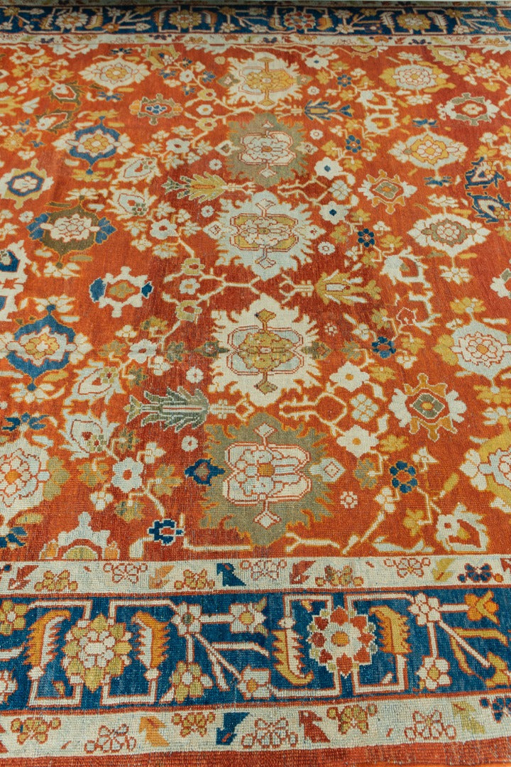 Antique Persian Mahal Sultanabad Rug 58712