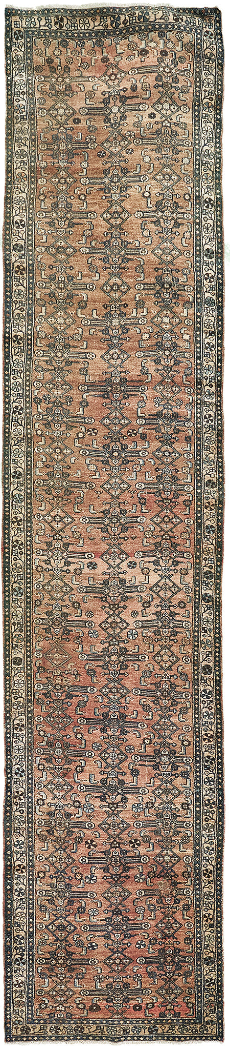 Persian Rug 3384 Vintage Persian Hamedan Runner 58720