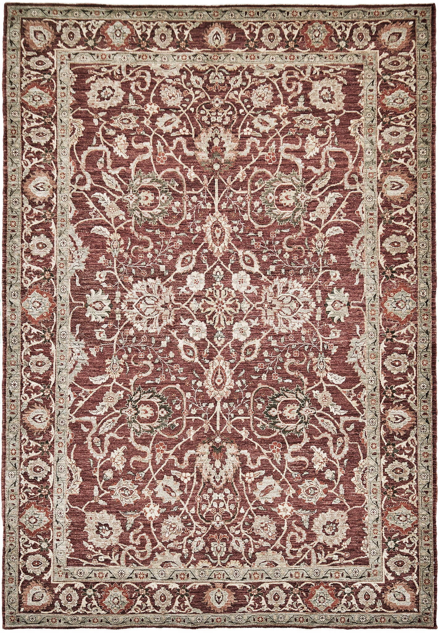 Natural Dye Sarouk Farahan Style Rug D70 fable