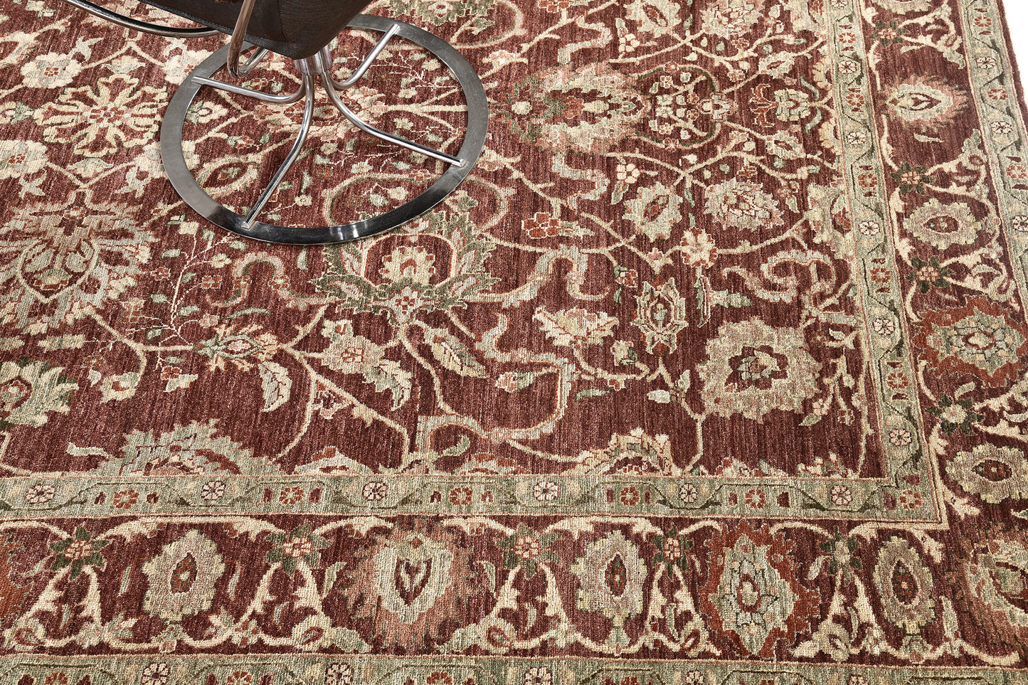 Natural Dye Sarouk Farahan Style Rug D70 fable