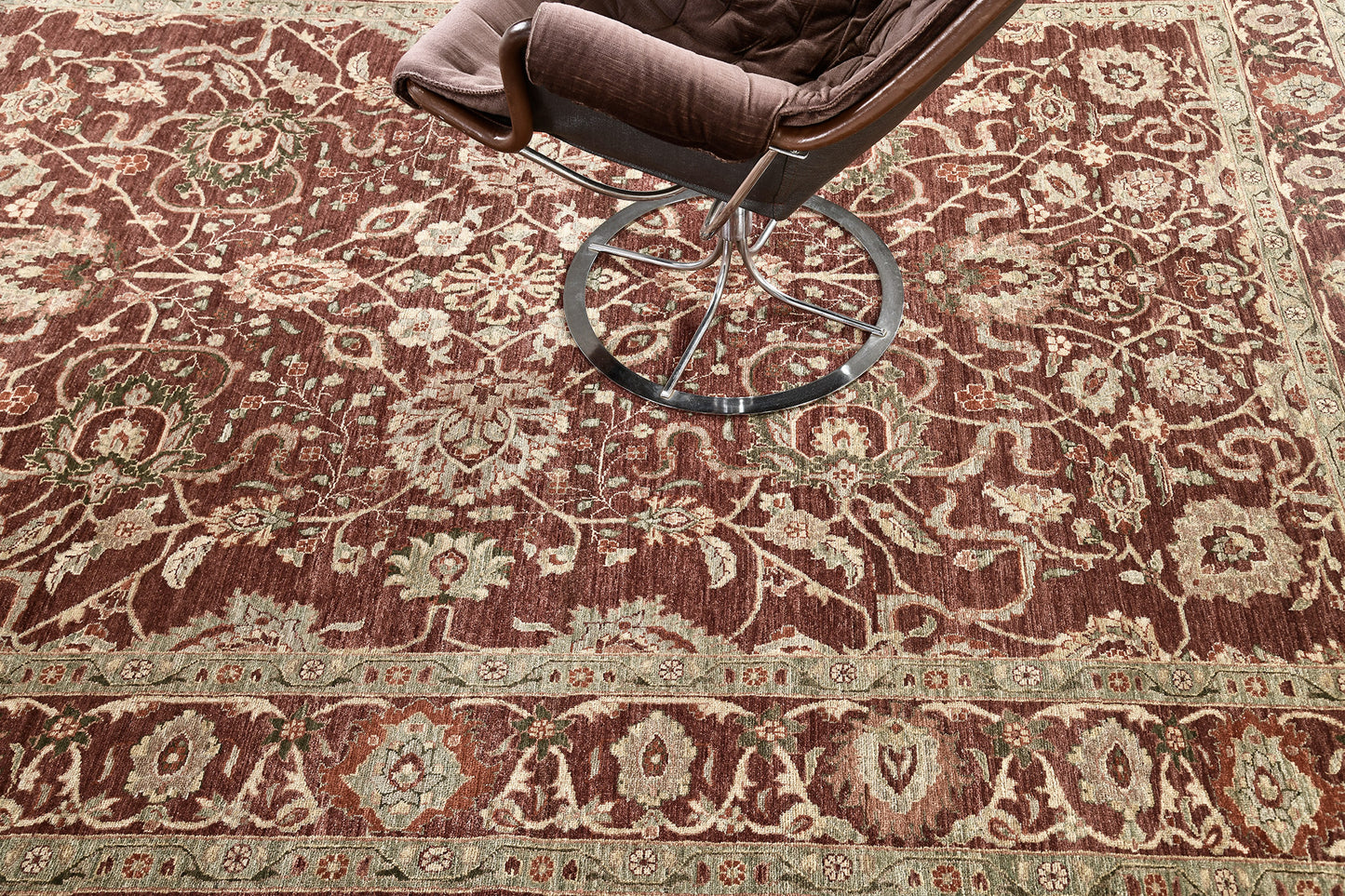 Natural Dye Sarouk Farahan Style Rug D70 fable