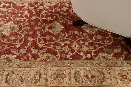 Natural Dye Sultanabad Design Runner Divine