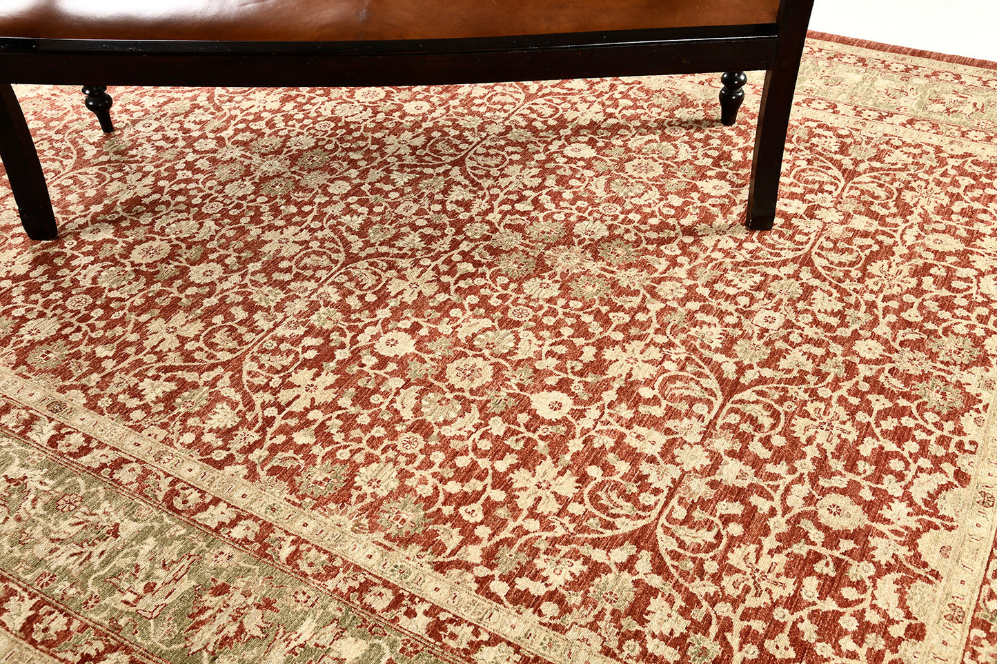 Natural Dye Sarouk Farahan Revival Rug