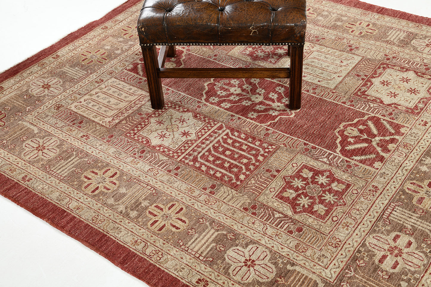 Natural Dye Antique Revival Square Rug