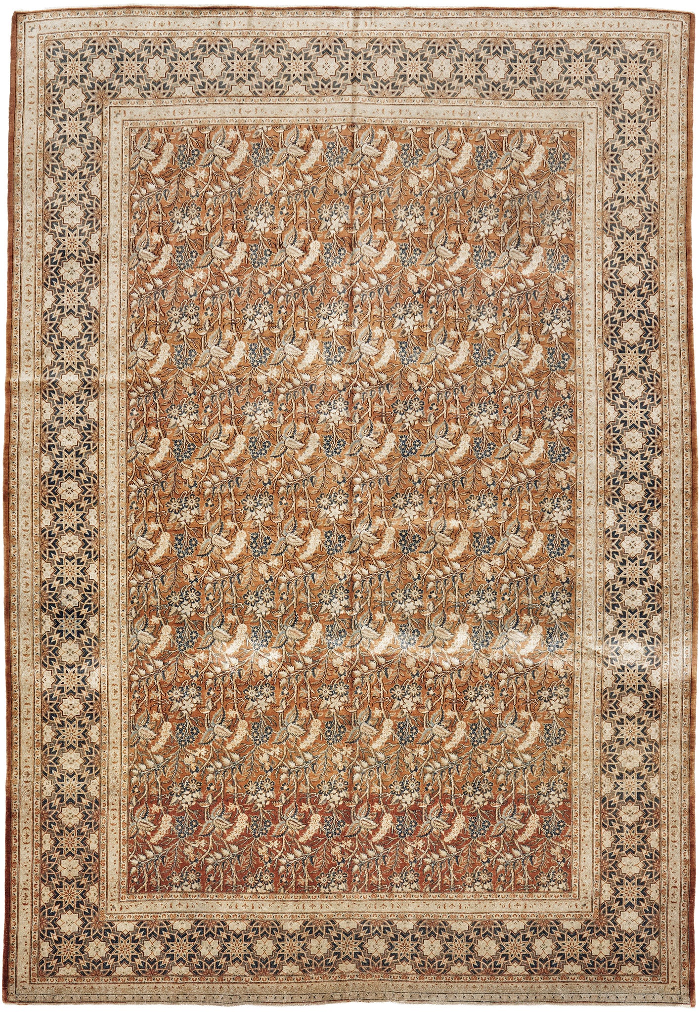 Vintage Persian Tabriz Rug 59647