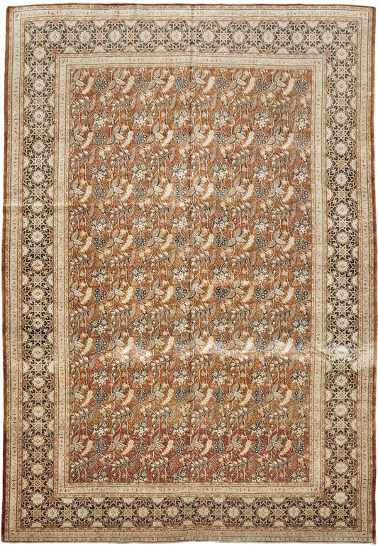 Persian Rug 4285 Vintage Persian Tabriz Rug 59647