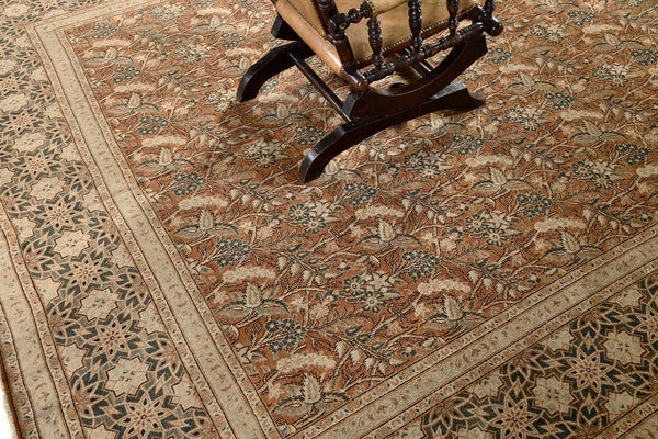 Persian Rug 4289 Vintage Persian Tabriz Rug 59647