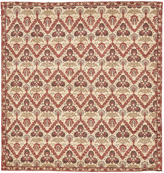 Natural Dye Transitional Square Rug