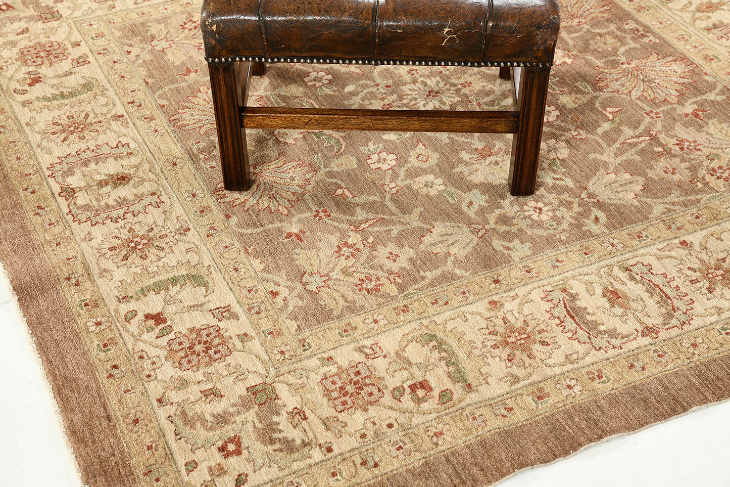 Natural Dye Sultanabad Revival Square Rug