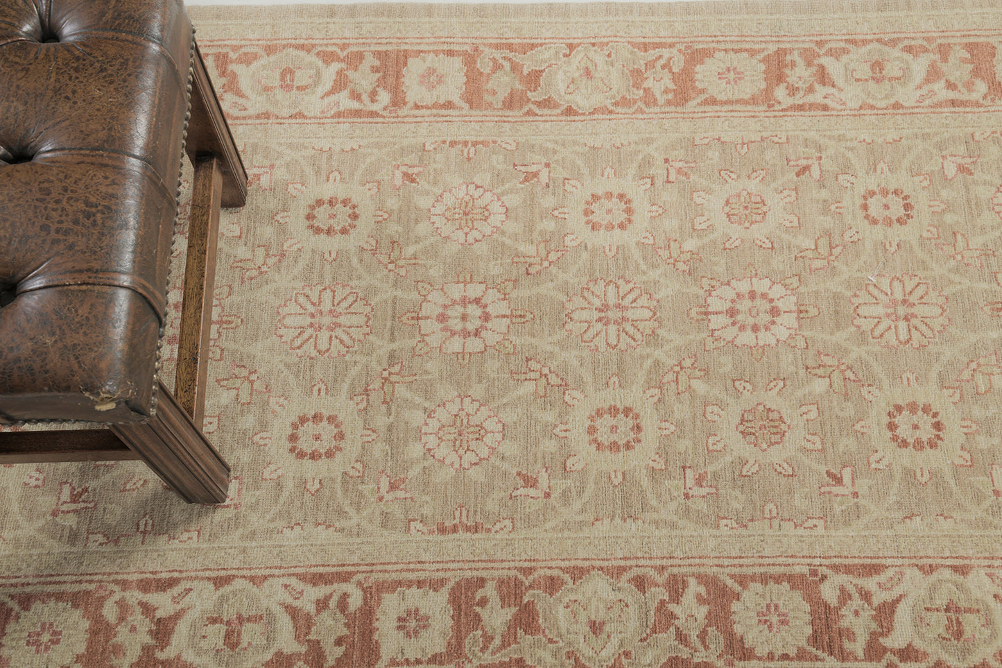 Natural Dye Varamin Design Runner D5065 Divine