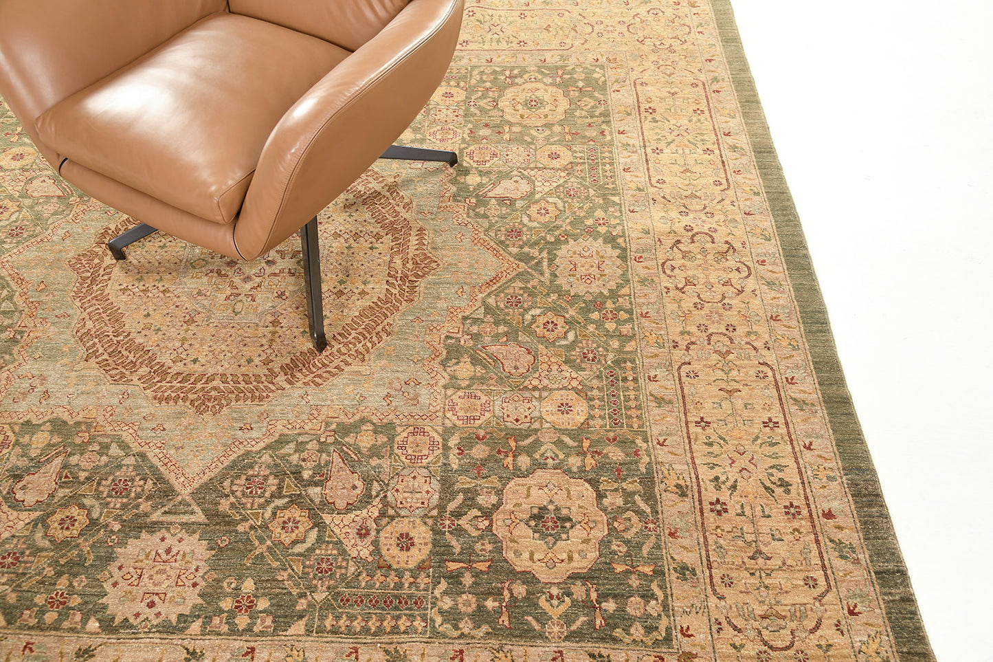 Natural Dye Mamluk Revival Bliss Collection Square Rug