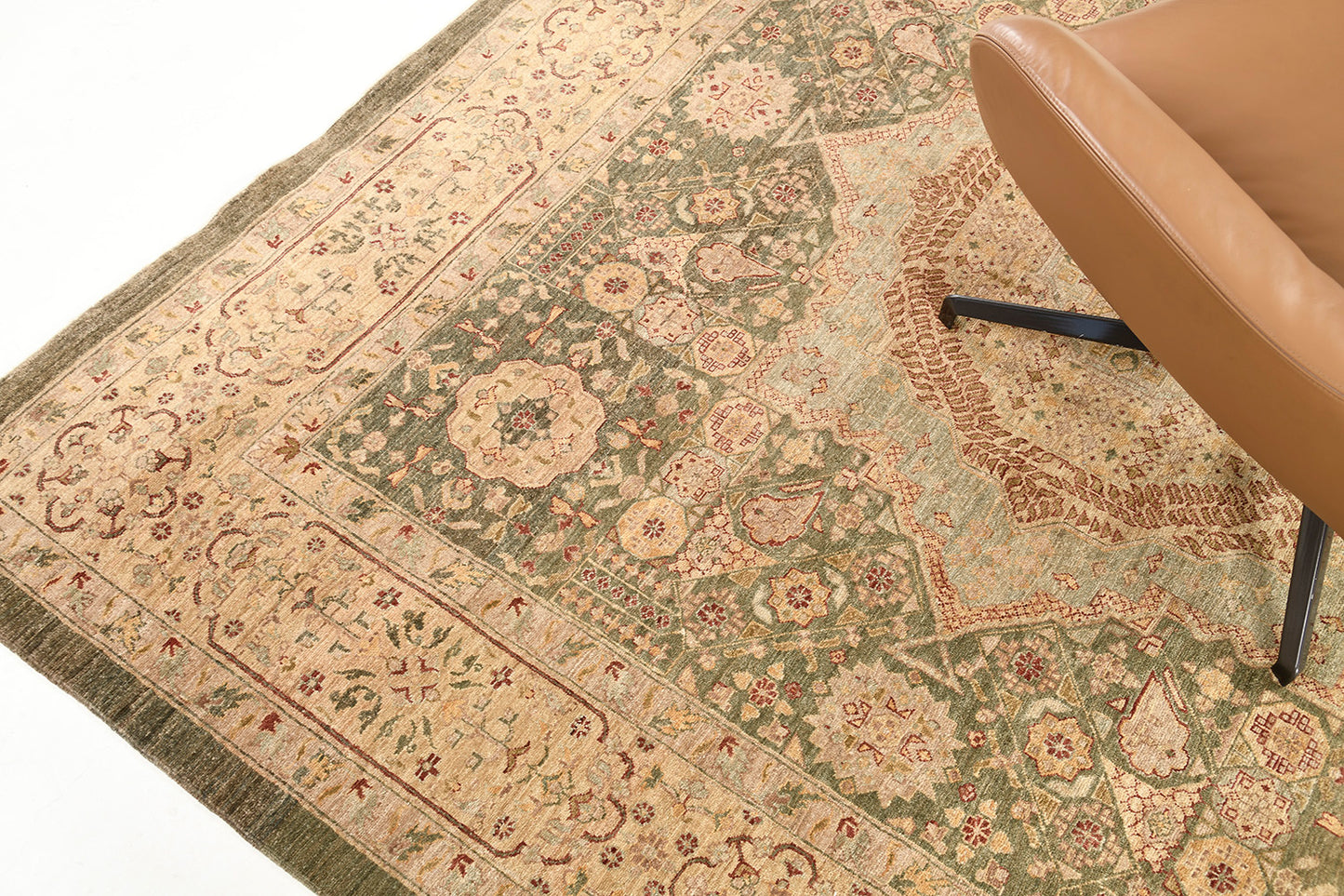 Natural Dye Mamluk Revival Bliss Collection Square Rug