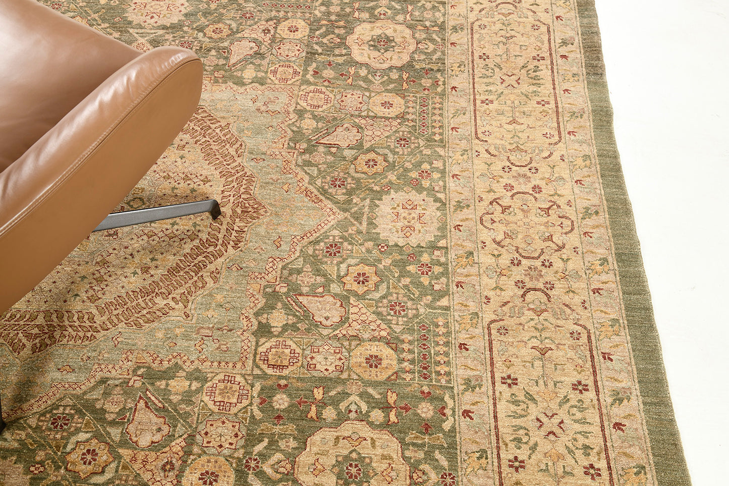 Natural Dye Mamluk Revival Bliss Collection Square Rug