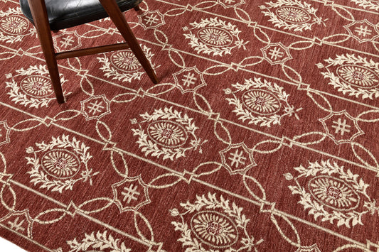 Natural Dye Transitional Design Rug