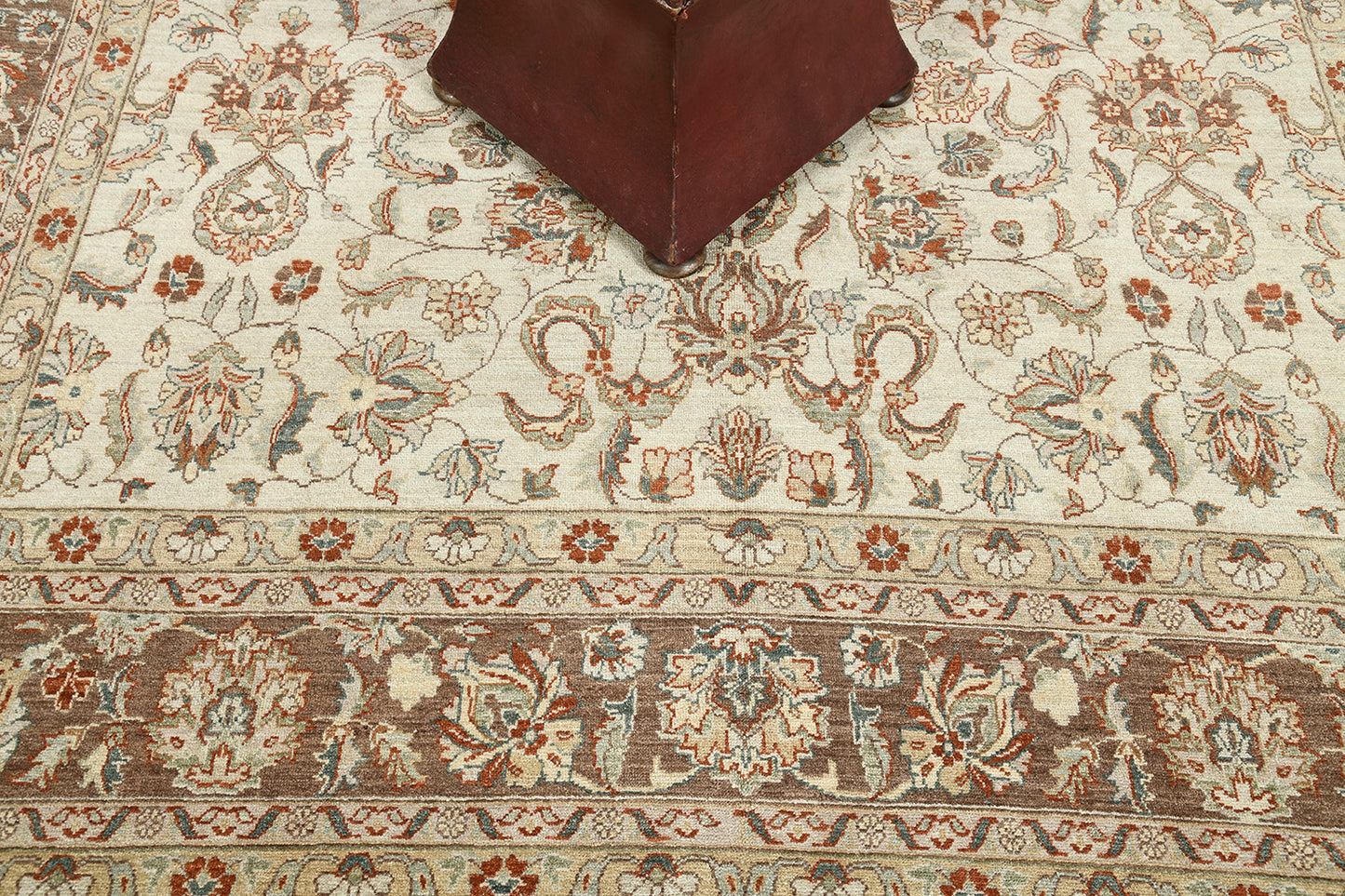 Natural Dye Sultanabad Revival Square Rug