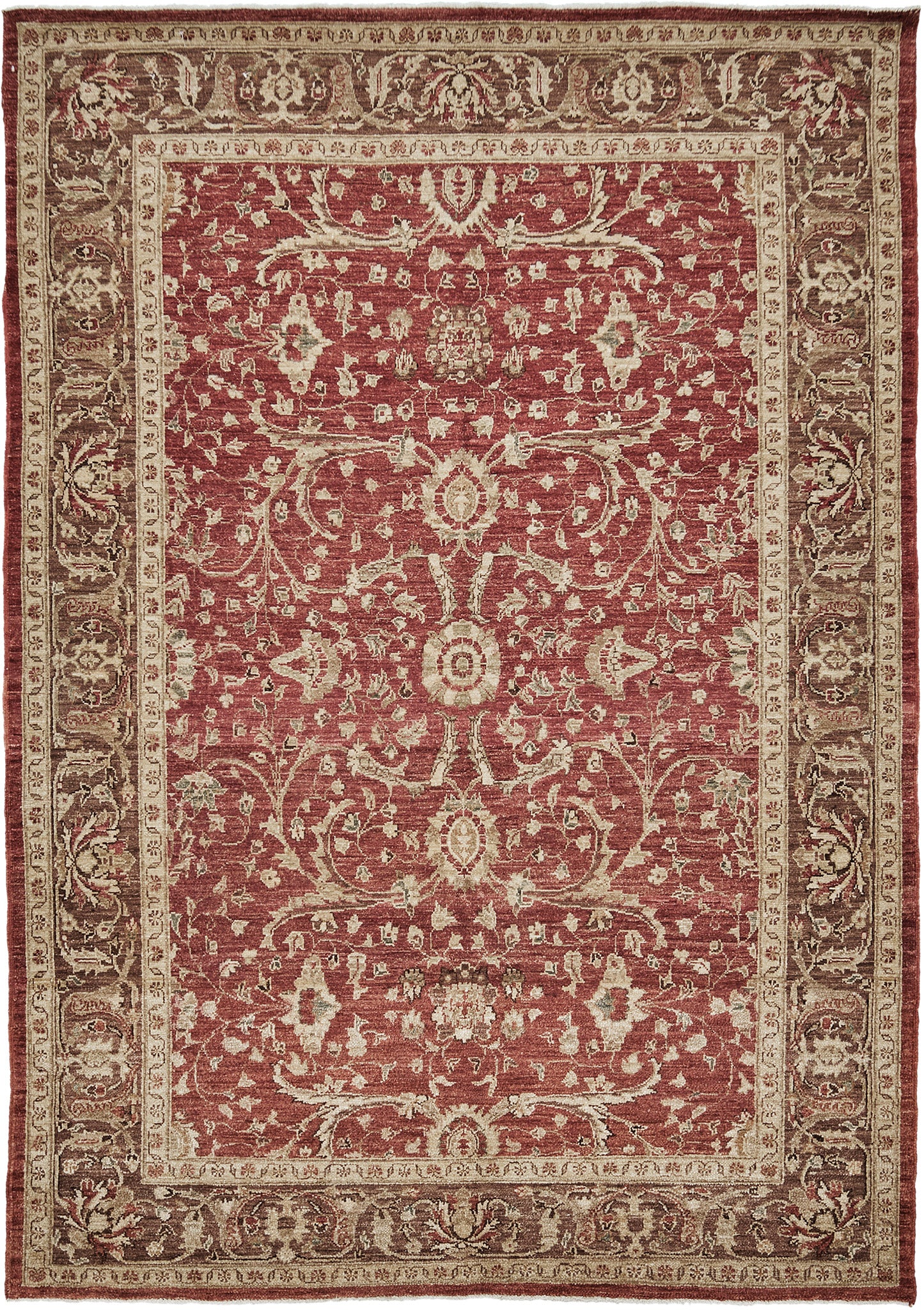 Natural Dye Sarouk Farahan Design Rug D5085 Fable