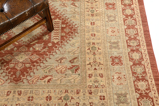 Natural Dye Gashgai Revival Square Rug