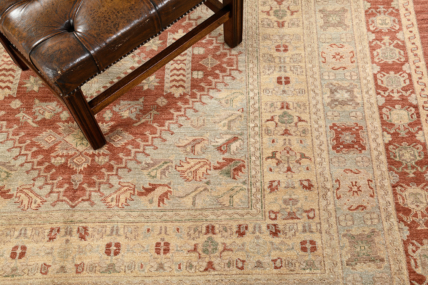 Natural Dye Gashgai Revival Square Rug