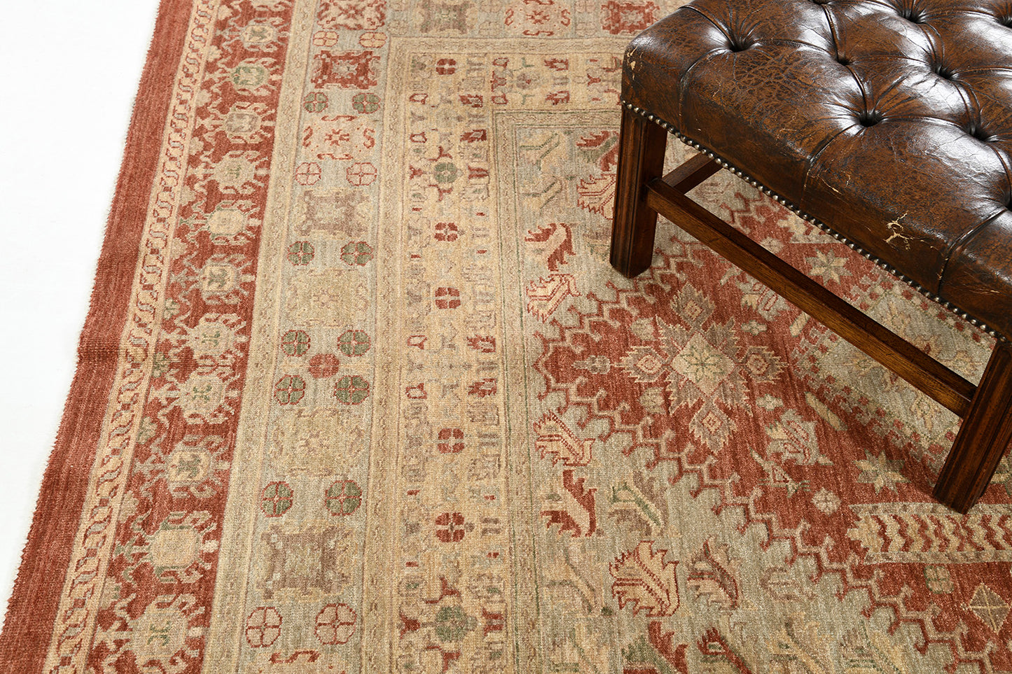 Natural Dye Gashgai Revival Square Rug