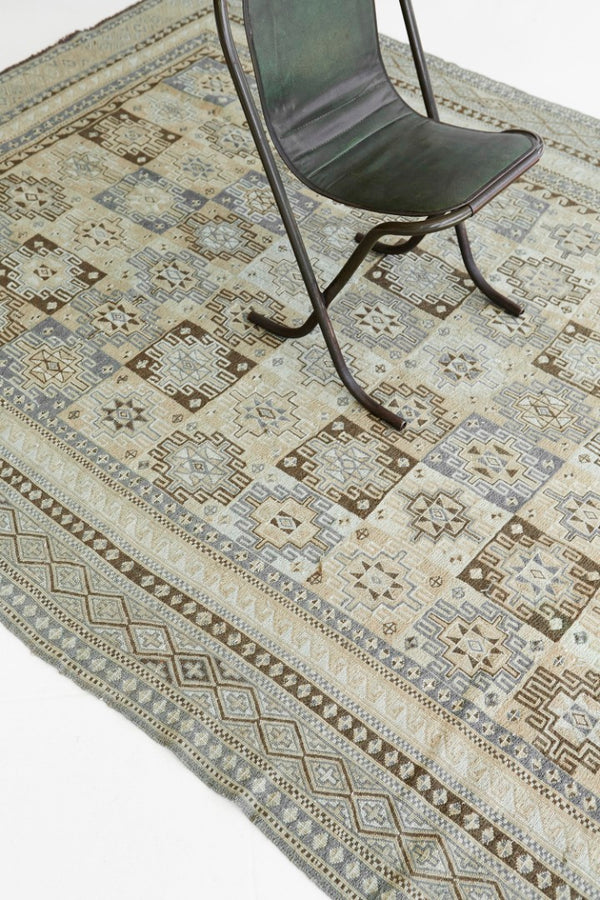 Vintage Northwest Soumak 31788 - close-up of weave texture and pile